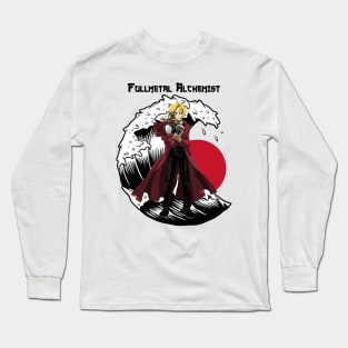 Vintage jappanese anime fullmetal alchemist Long Sleeve T-Shirt